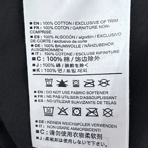 ARC'TERYX men's long sleeve tee size L large black white graphic print logo - Picture 4 of 4